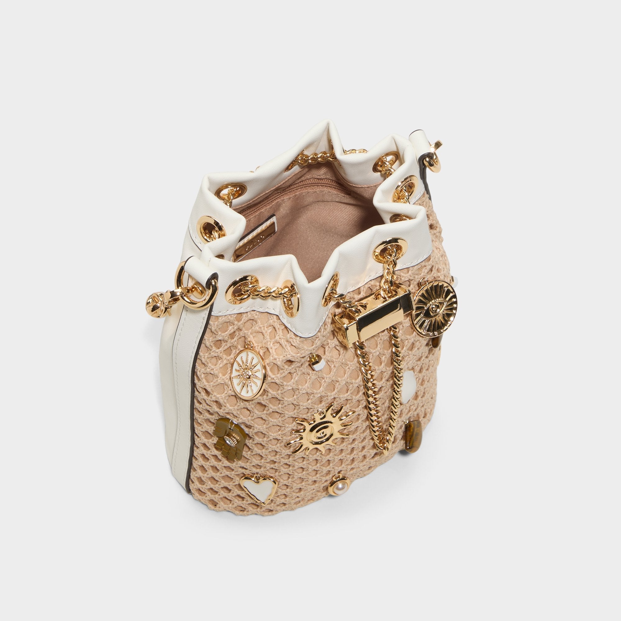 Shellinax in Natural - Bucket bag