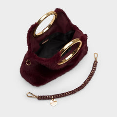 Kelhanifurr in Bordo - Top handle bag