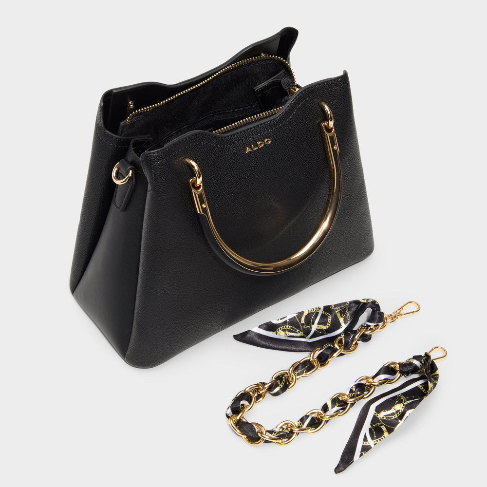 Arrayann Black Women's Tote & Satchel bags - Satchel bag