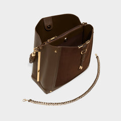 Nalaynaa in Brown - Bucket bag