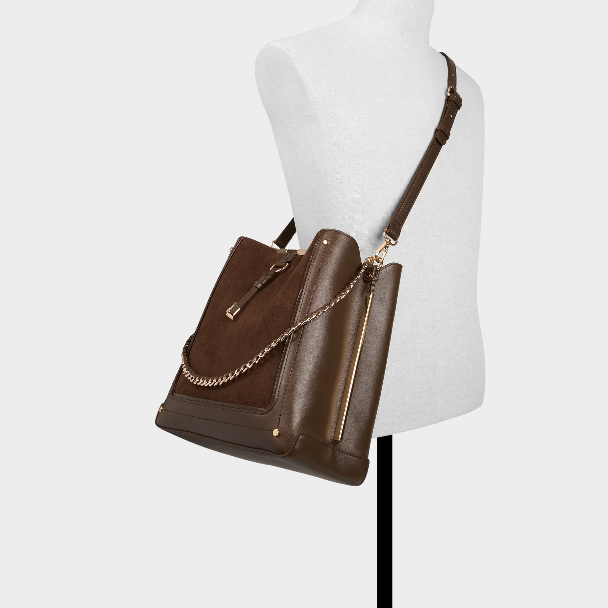 Nalaynaa in Brown - Bucket bag