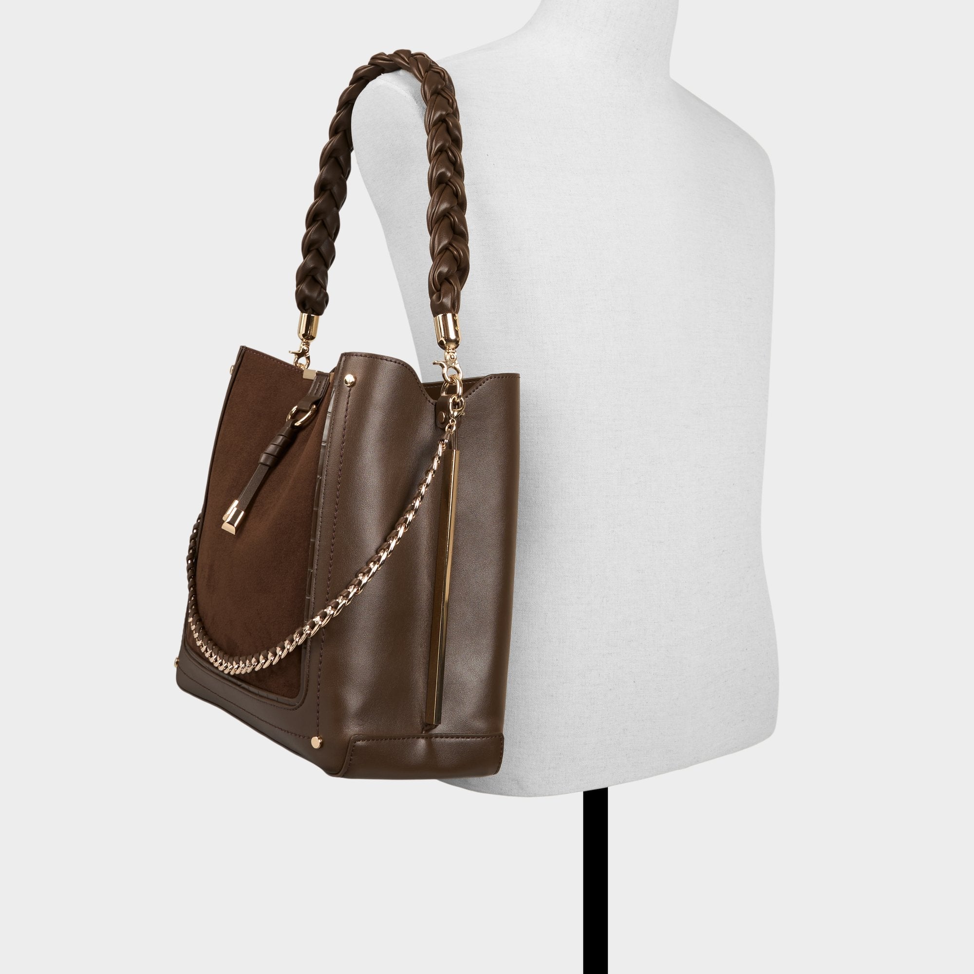 Nalaynaa in Brown - Bucket bag