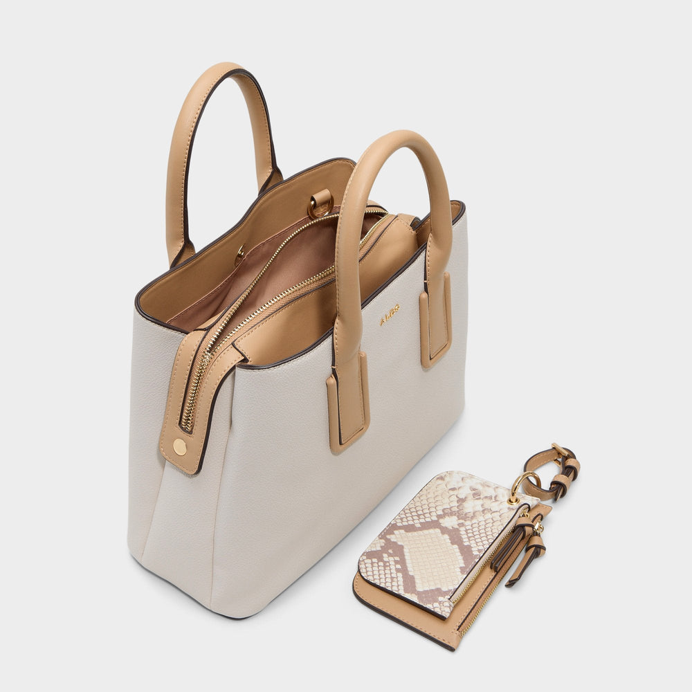 Jeynnaa in Bone - Satchel bag