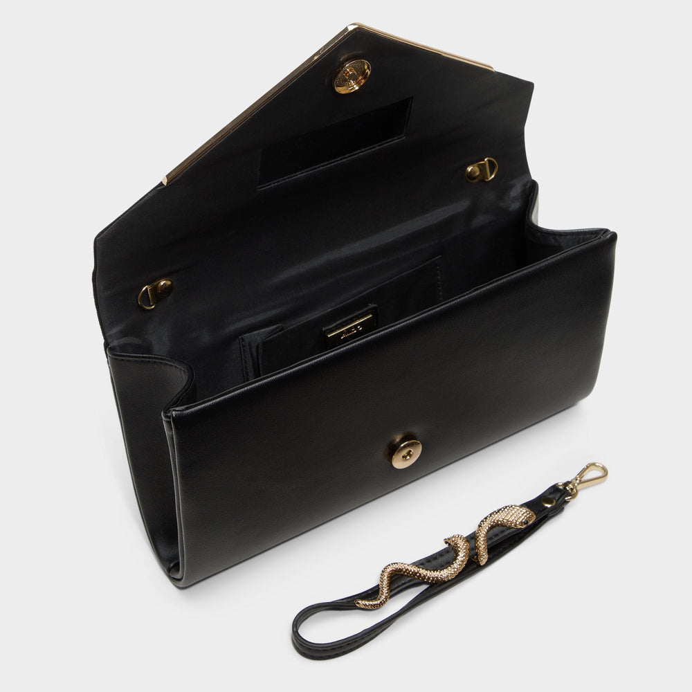 Serpantee in Black - Clutch