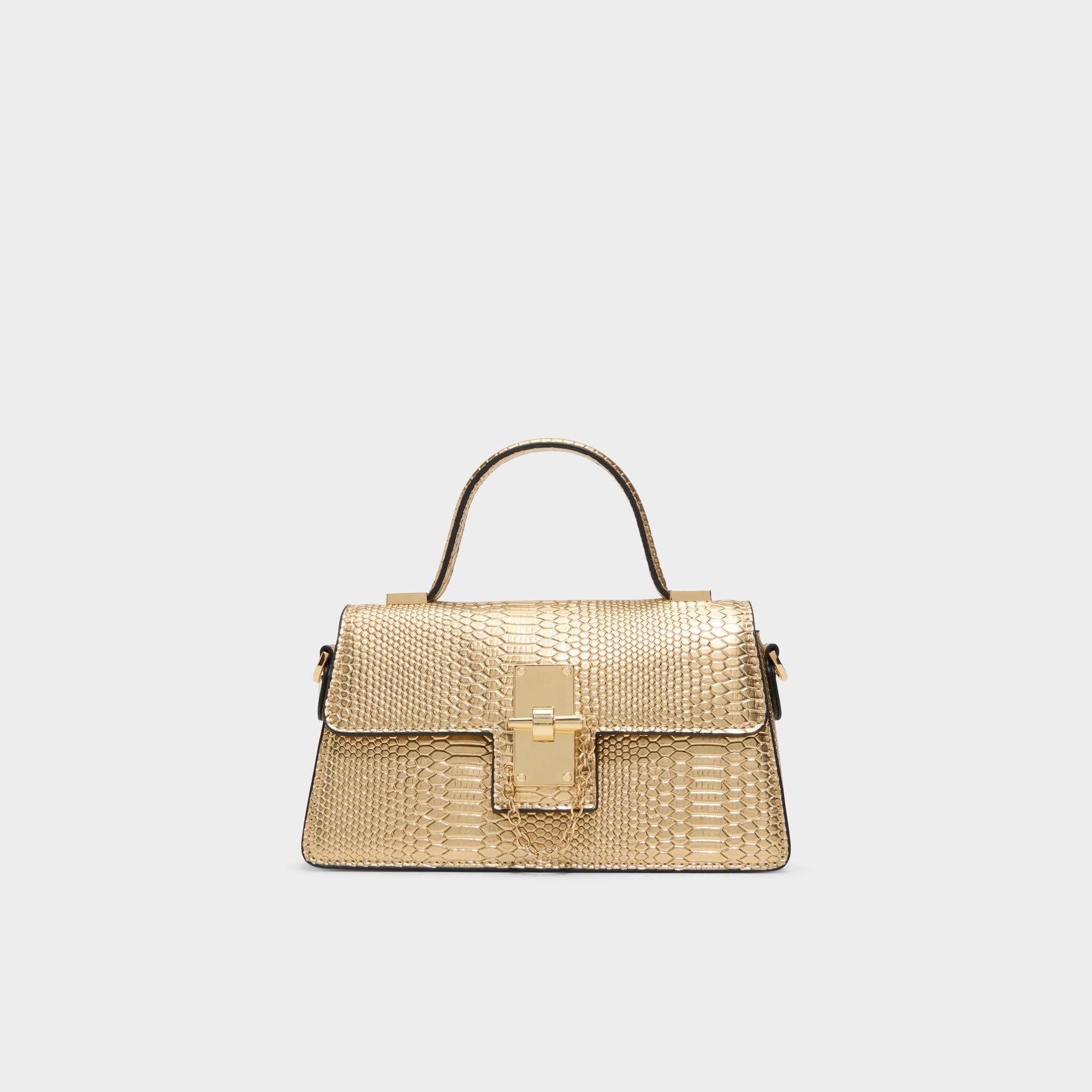 Callunaax Gold Women's Top Handle Bags - Top handle bag