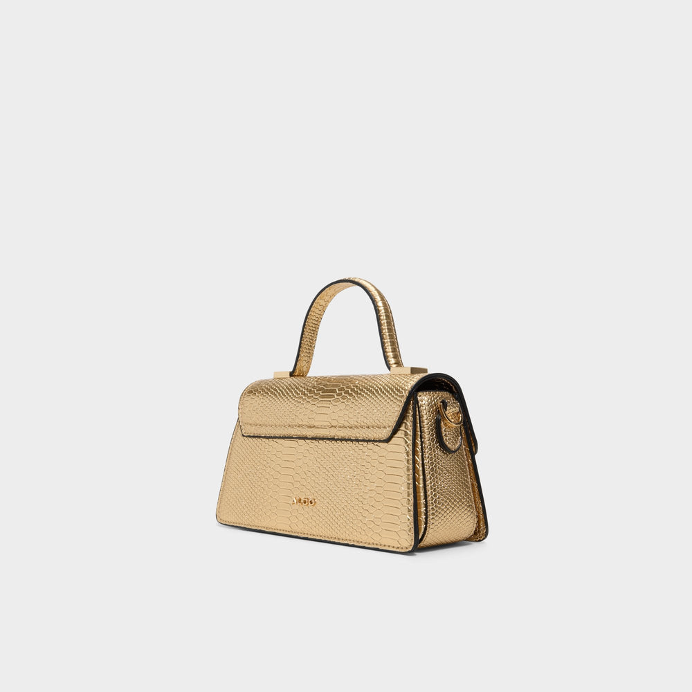 Callunaax Gold Women's Top Handle Bags - Top handle bag