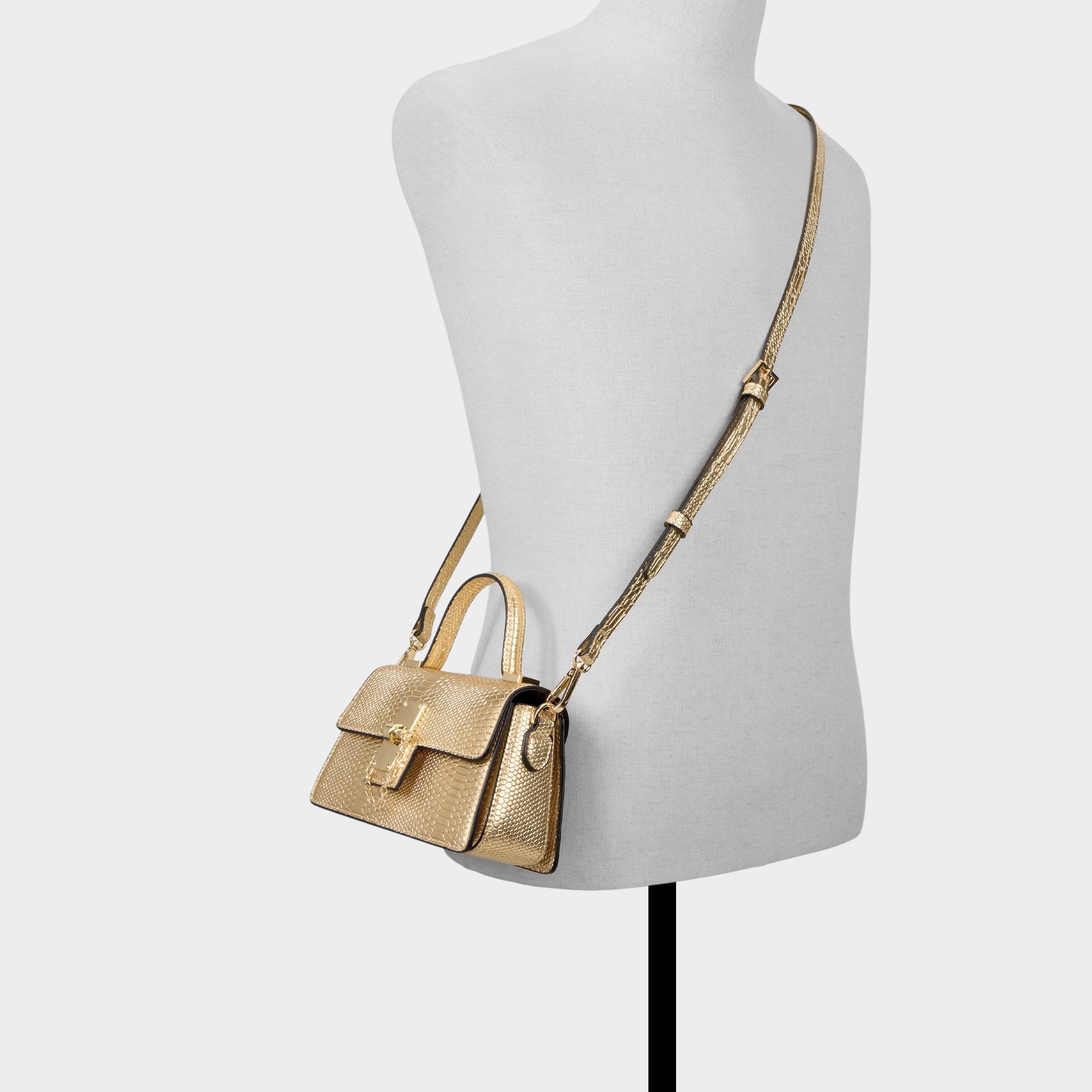 Callunaax Gold Women's Top Handle Bags - Top handle bag