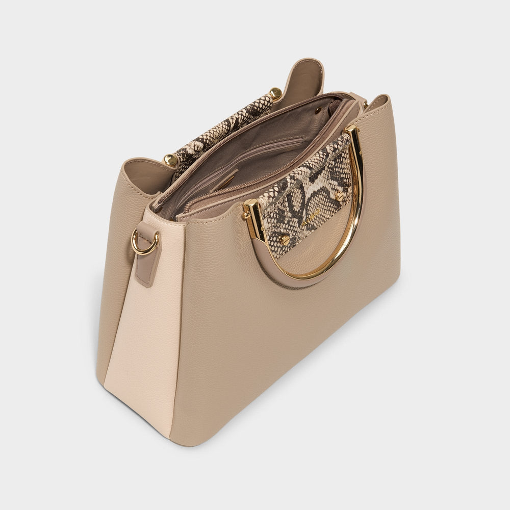 Sloanaa in Taupe - Satchel bag