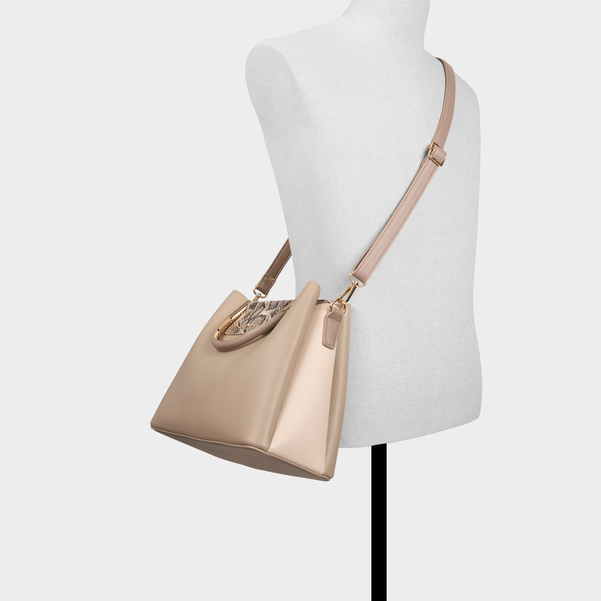 Sloanaa in Taupe - Satchel bag