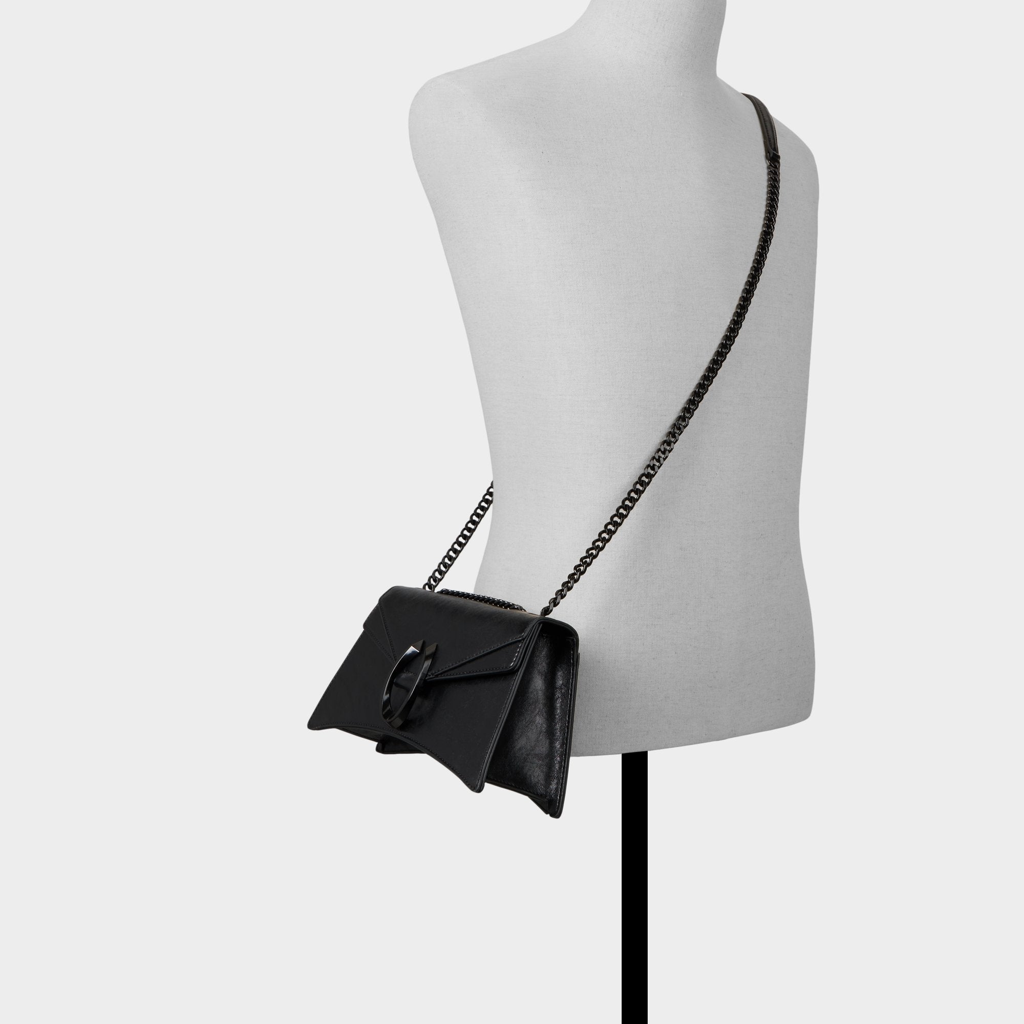 Forturaa in Black Black - Crossbody bag