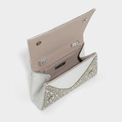 Josephinaa in Silver - Top handle bag