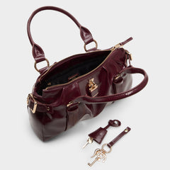 Alosaa in Bordo - Satchel bag