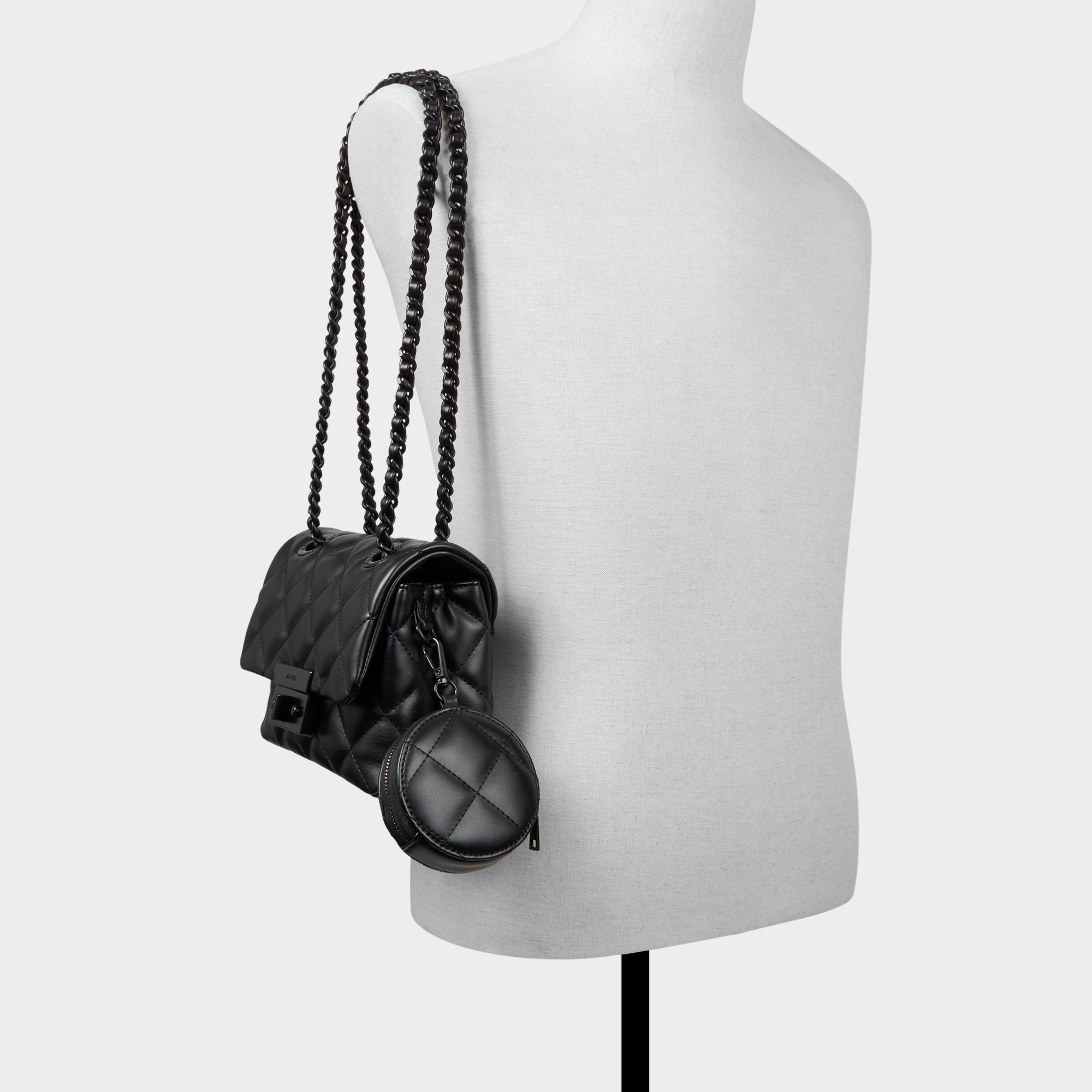 Letissee in Black Black - Crossbody bag