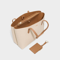 Ysabelle in Bone - Laptop bag