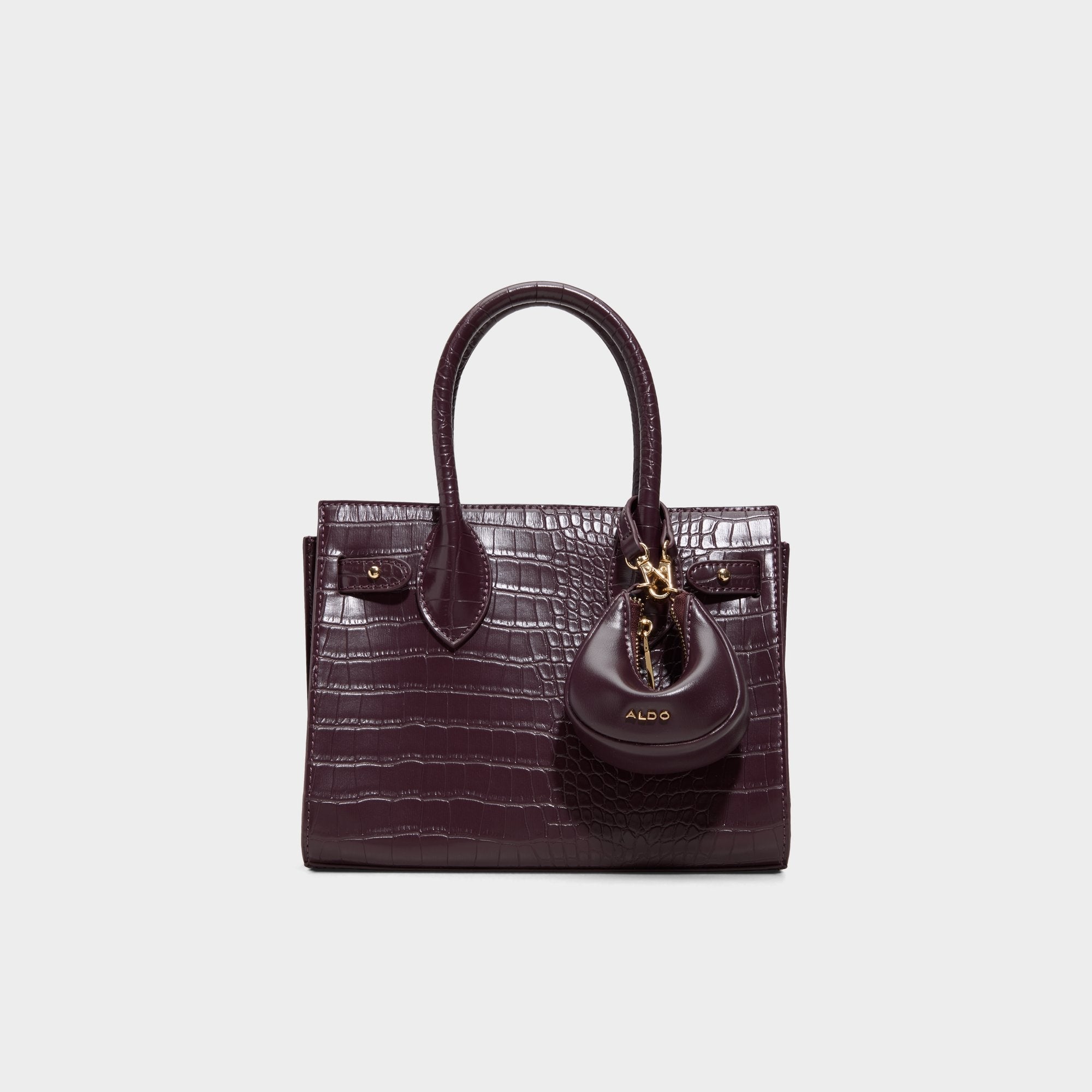 Auraliee in Dark Red - Satchel bag