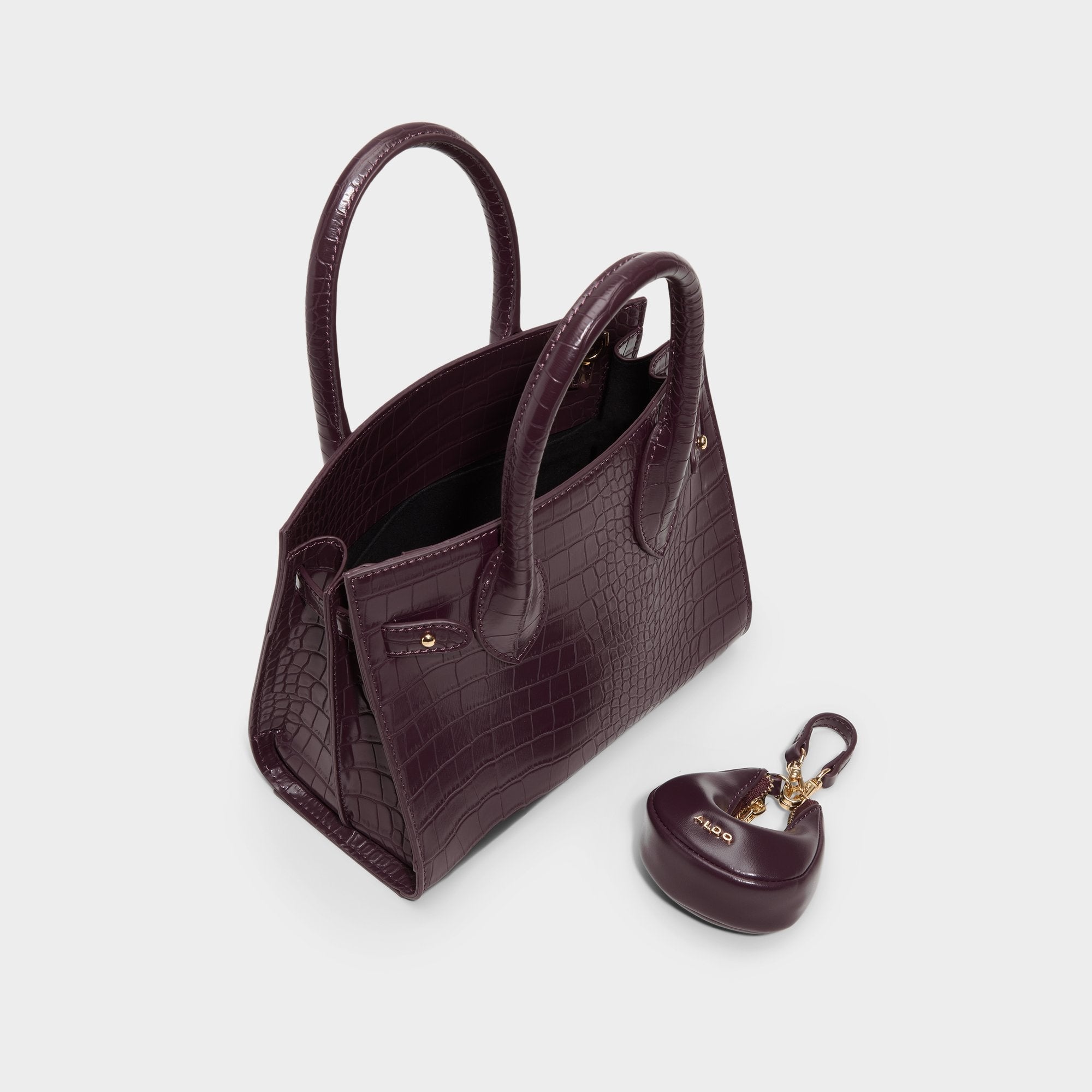 Auraliee in Dark Red - Satchel bag