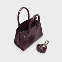 Auraliee in Dark Red - Satchel bag