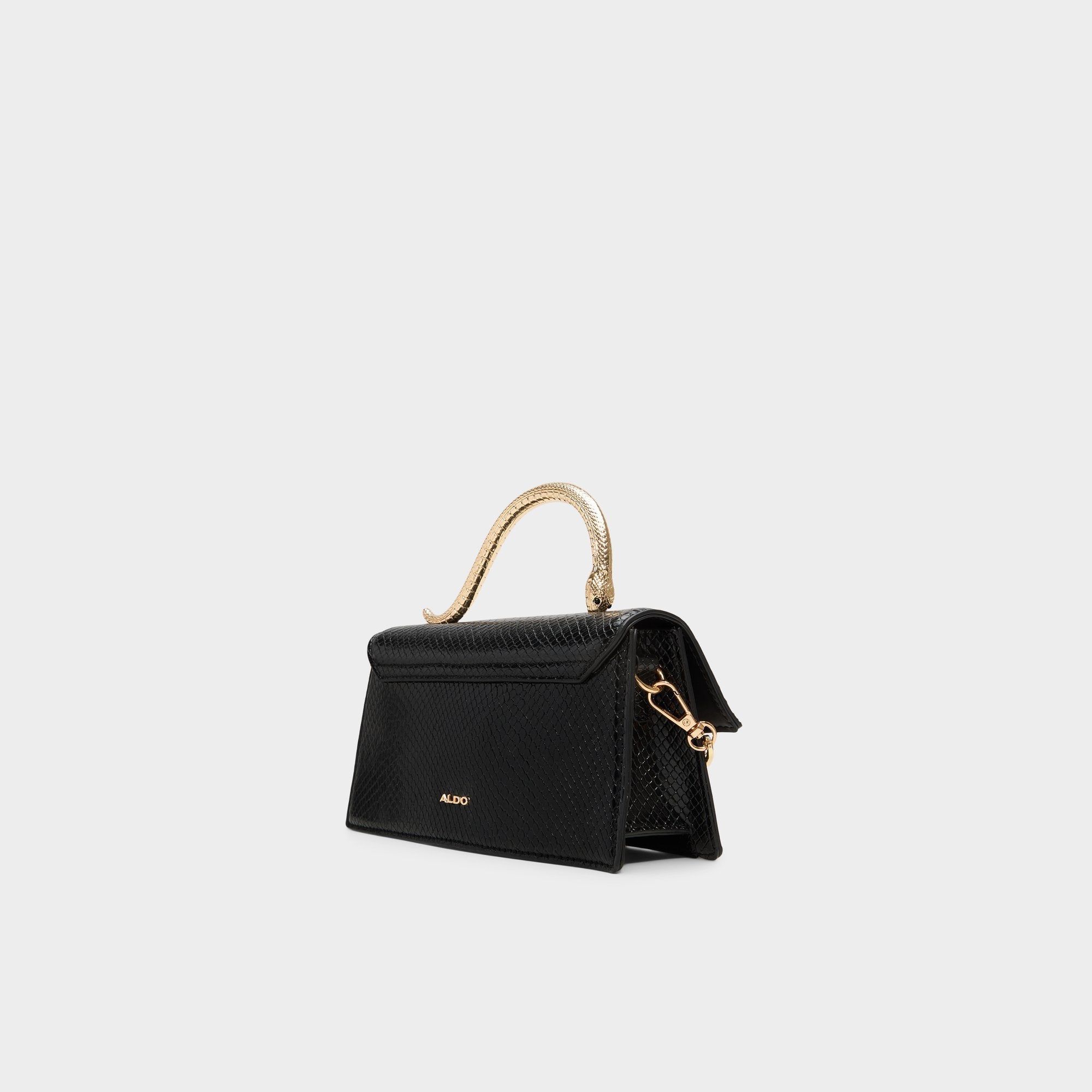 Daphnei Black Women's Top Handle Bags - Top handle bag