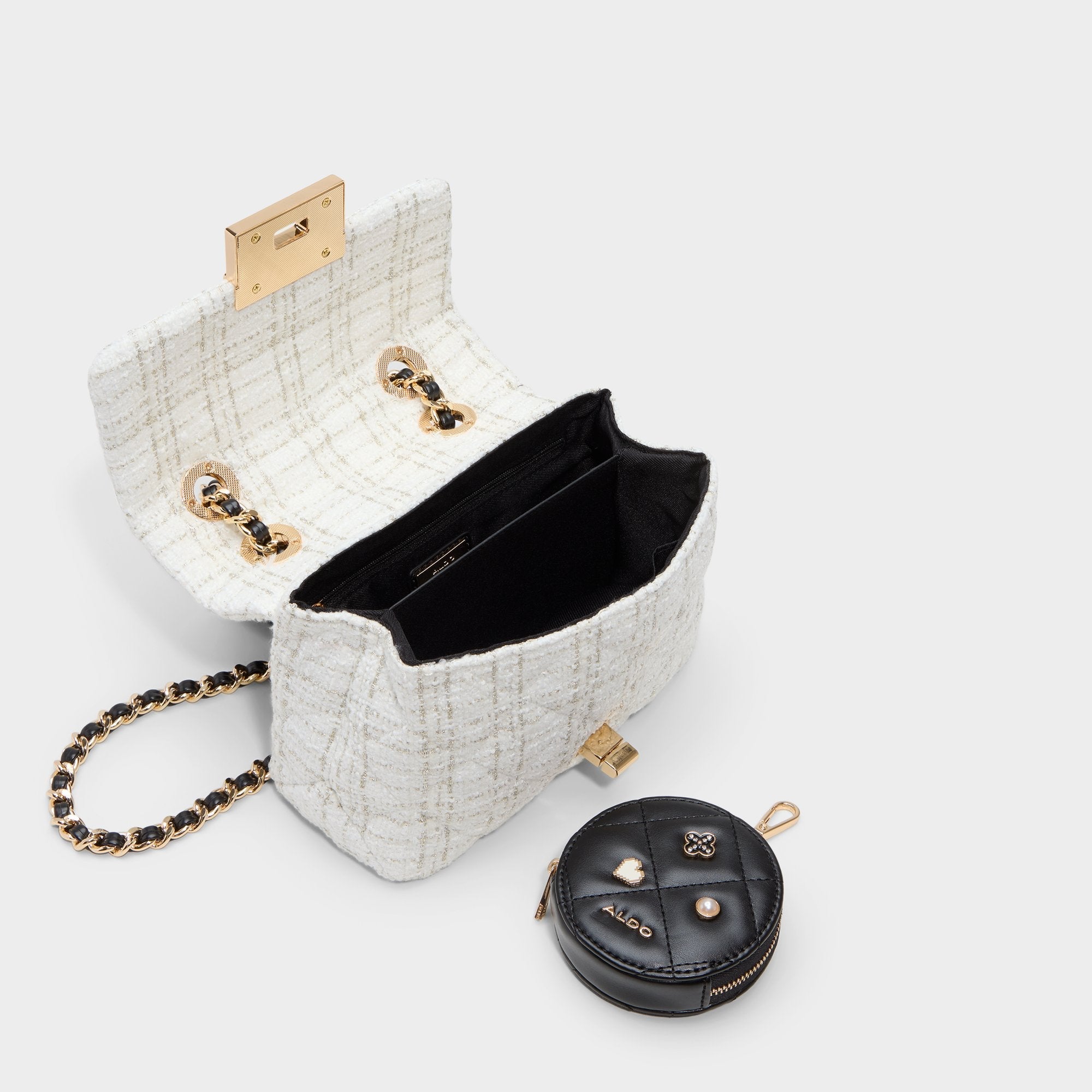 Letissee in Black White - Crossbody bag