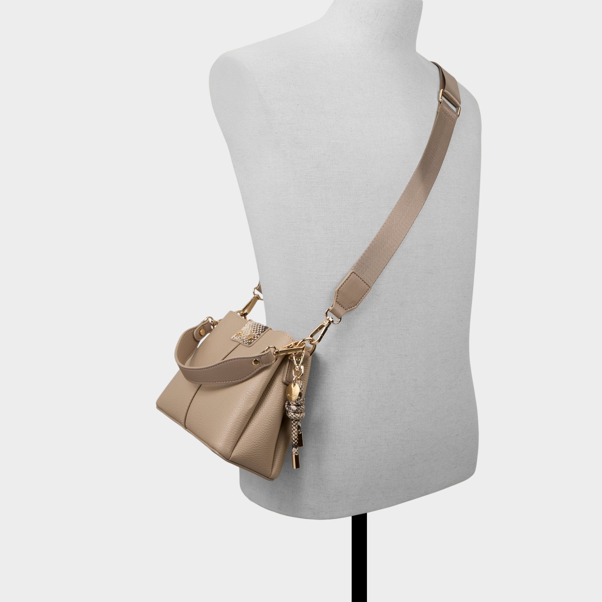 Sloaniee in Taupe - Crossbody bag