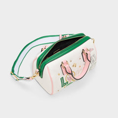 Fisney White Combo Women's Mini bags - Barrel bag