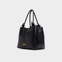 Evielily Black Overflow Women's Shoulder Bags - Satchel bag
