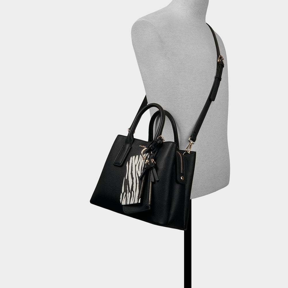 Jeynnaa in Black - Satchel bag