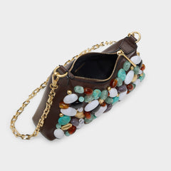 Coastalgemm in Dark Brown - Shoulder bag