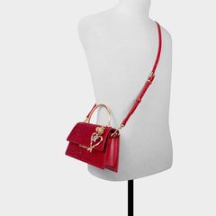 Candycanee in Red - Top handle bag