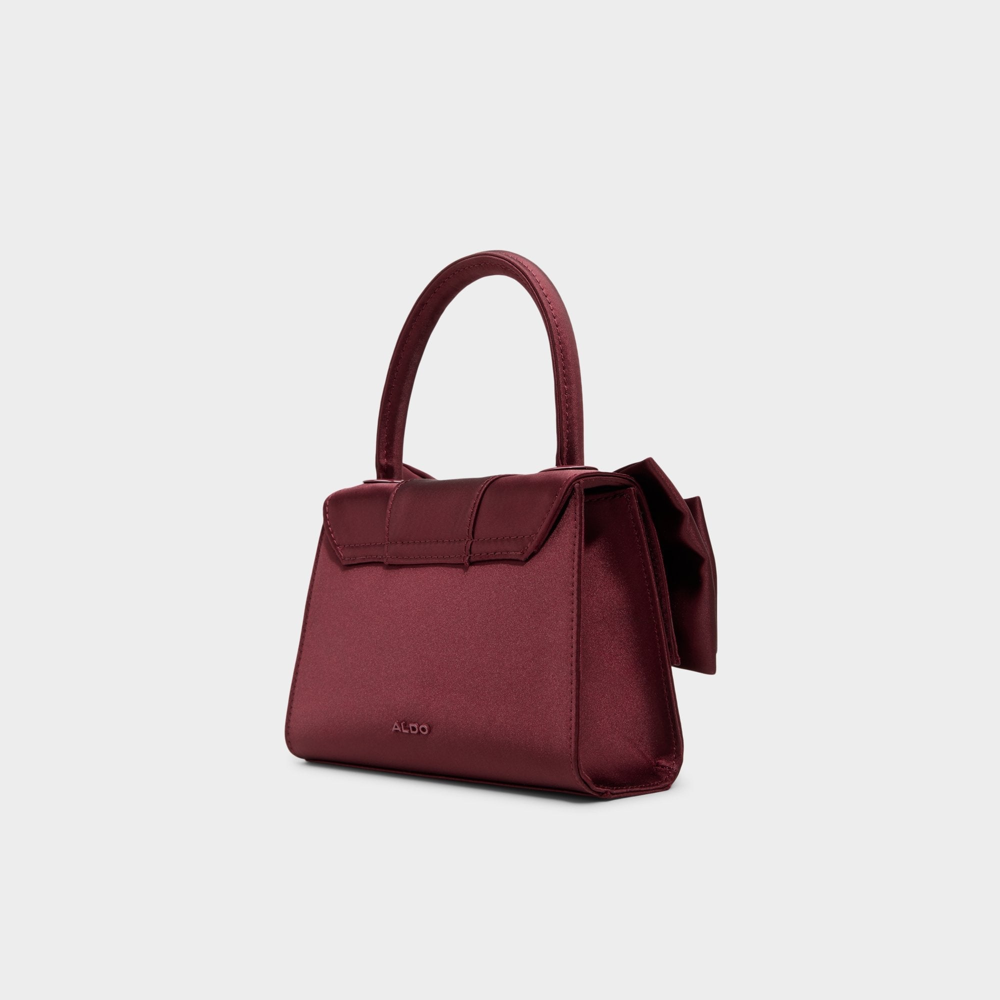Decadencee in Dark Red - Top handle bag