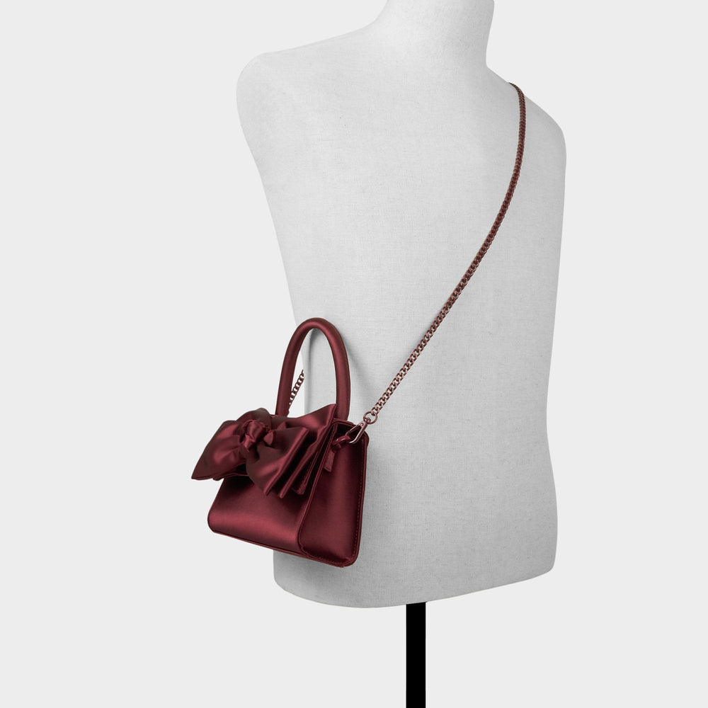 Decadencee in Dark Red - Top handle bag