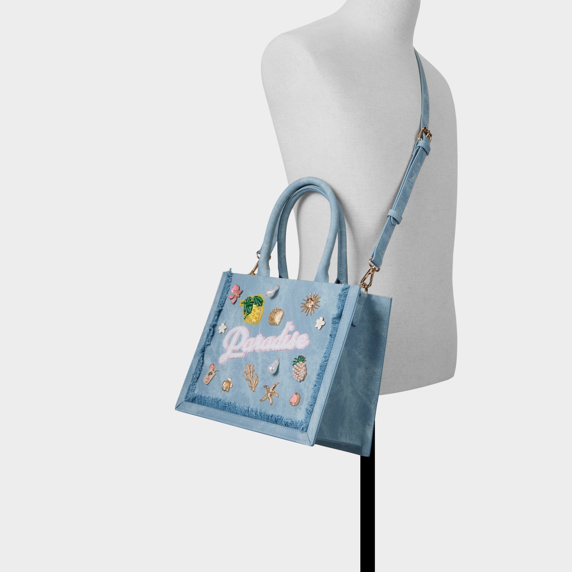 Paradisetotee in Denim - Satchel bag