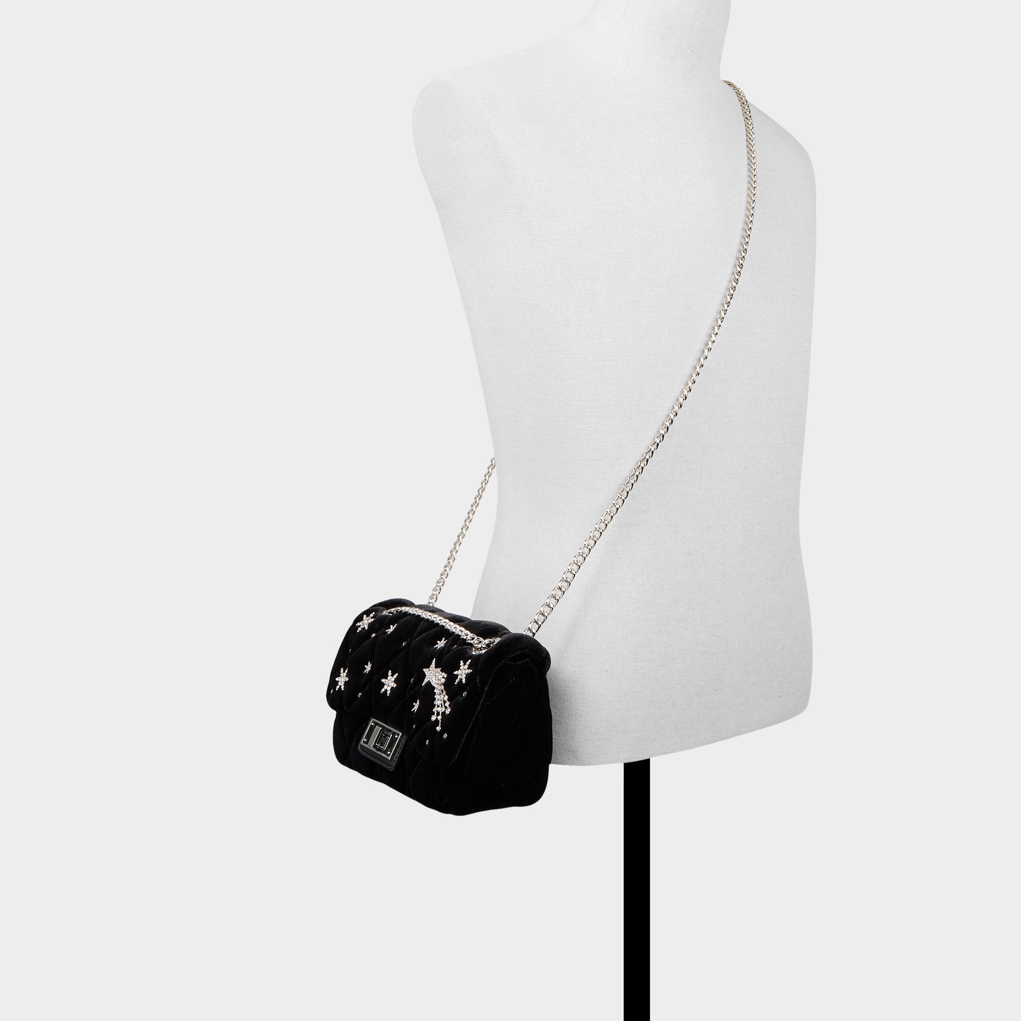 Celestinaa in Other Black - Crossbody bag