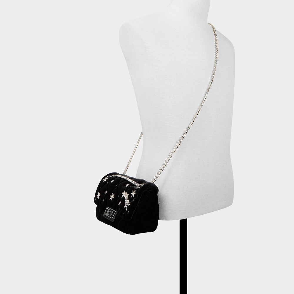 Celestinaa in Other Black - Crossbody bag