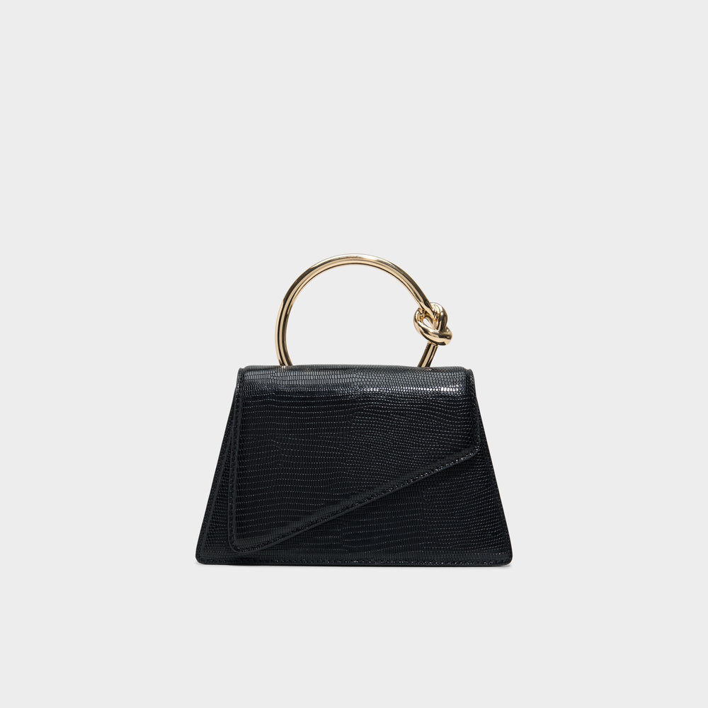 Aellaax Black Women's Top Handle Bags - Top handle bag
