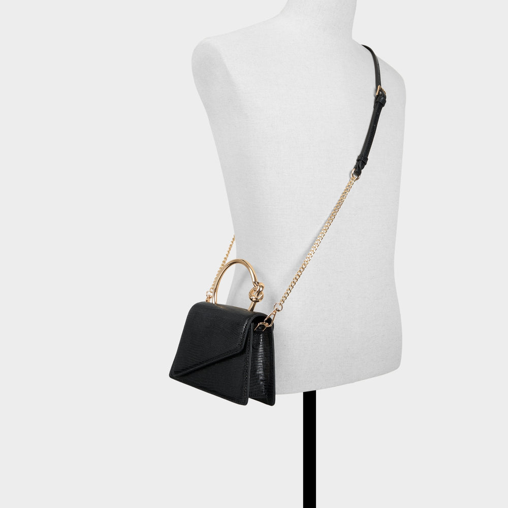 Aellaax Black Women's Top Handle Bags - Top handle bag