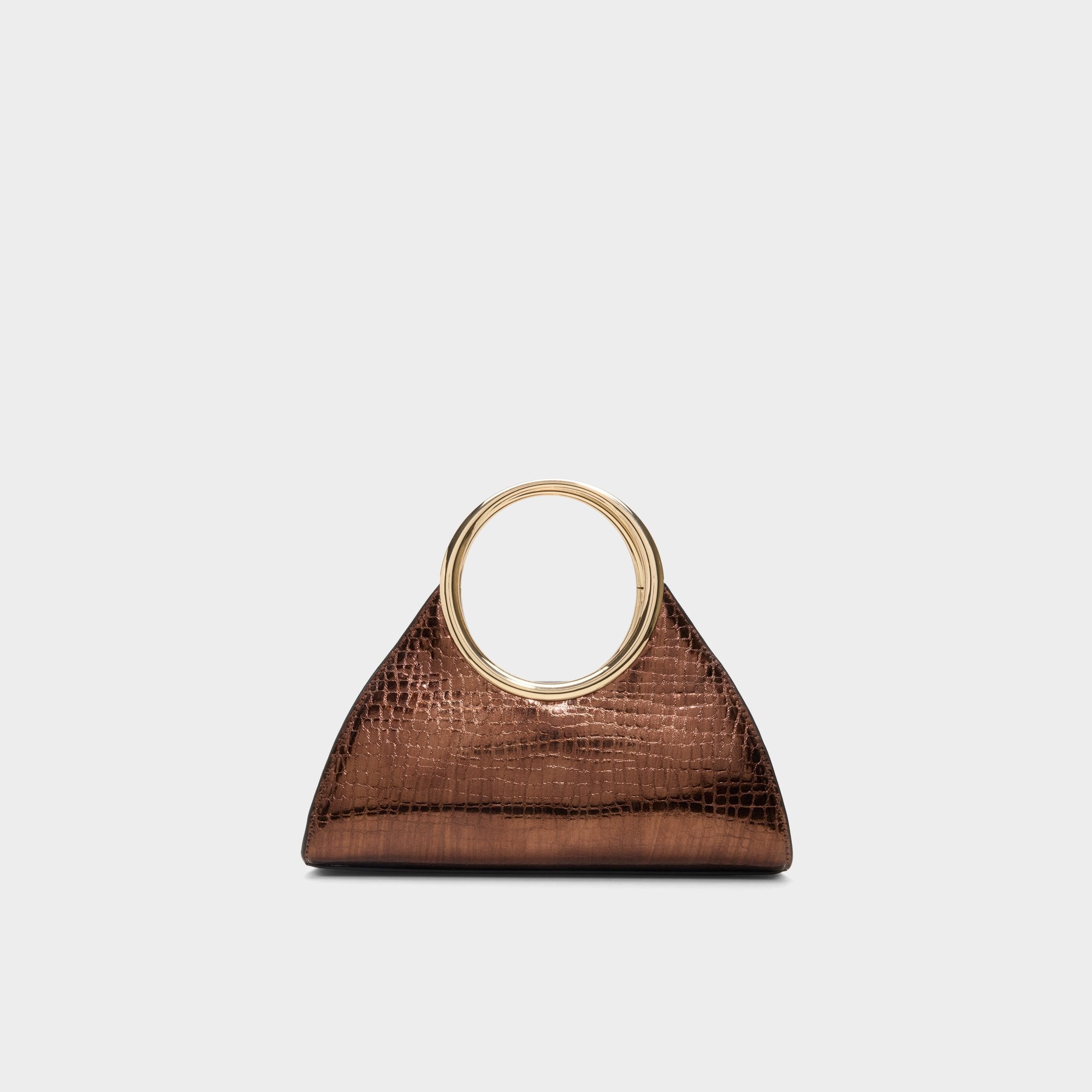 Alayamoonn in Bronze - Top handle bag