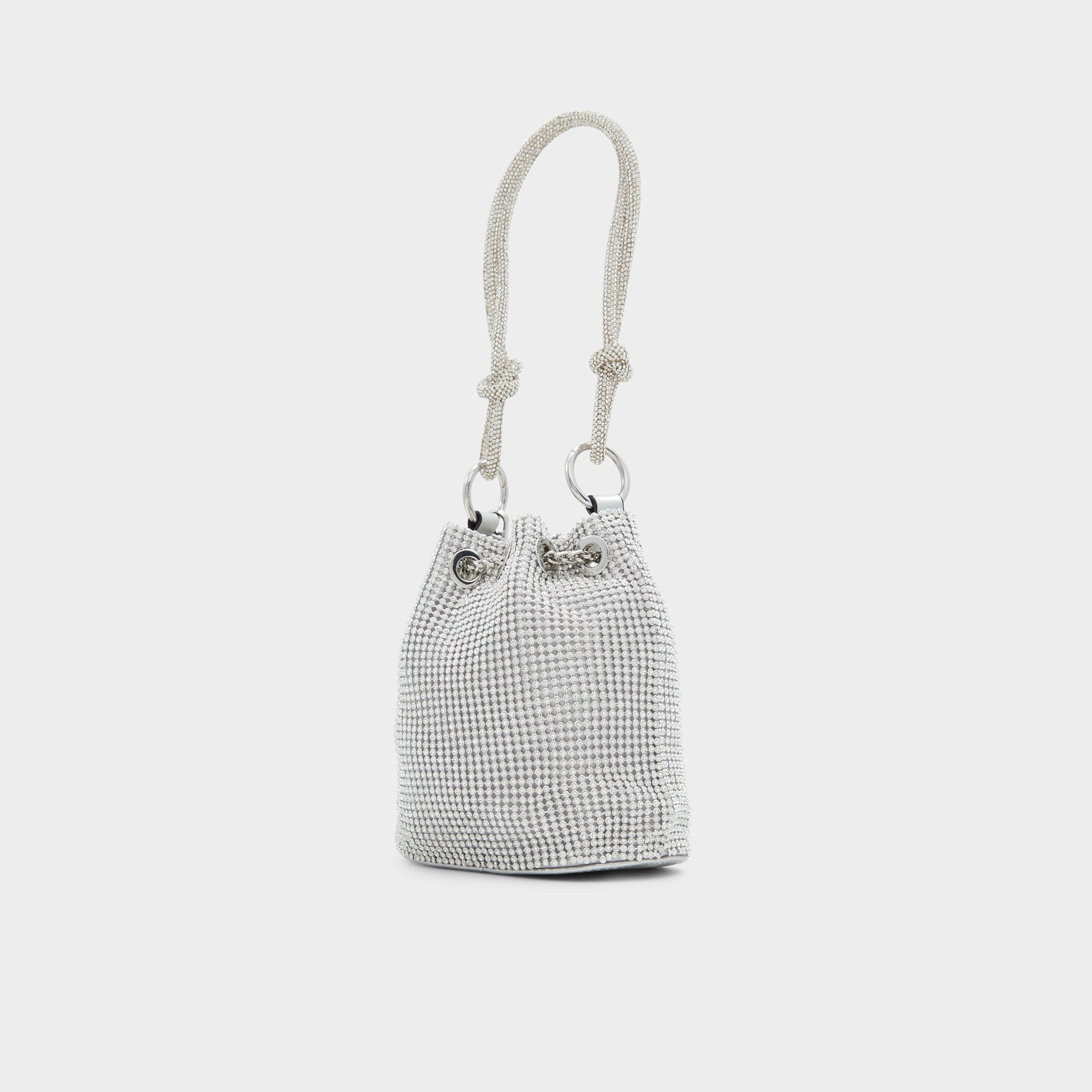 Marvelax Silver Women's Top Handle Bags - Bucket bag