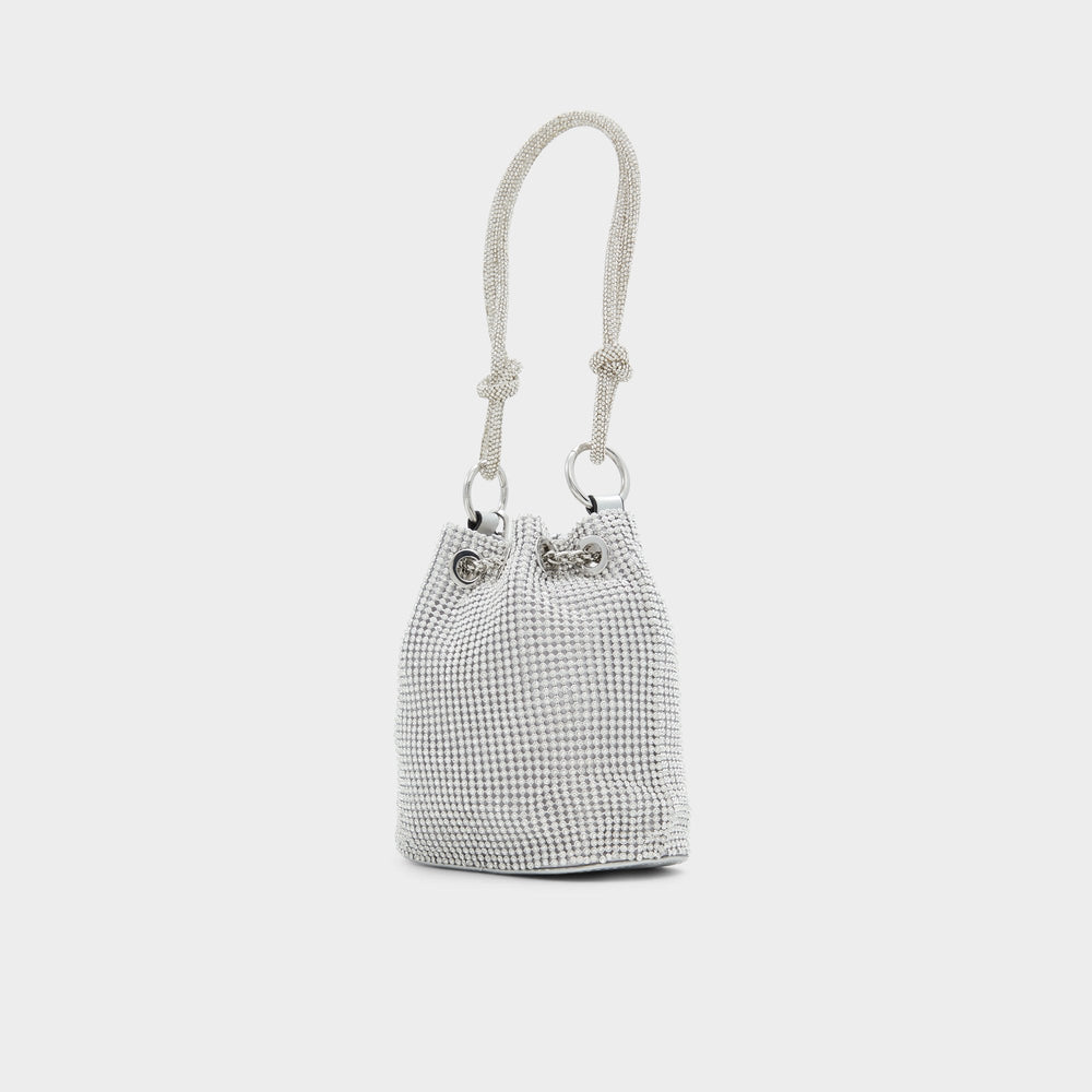 Marvelax Silver Women's Top Handle Bags - Bucket bag