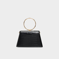 Akaylee in Black - Top handle bag