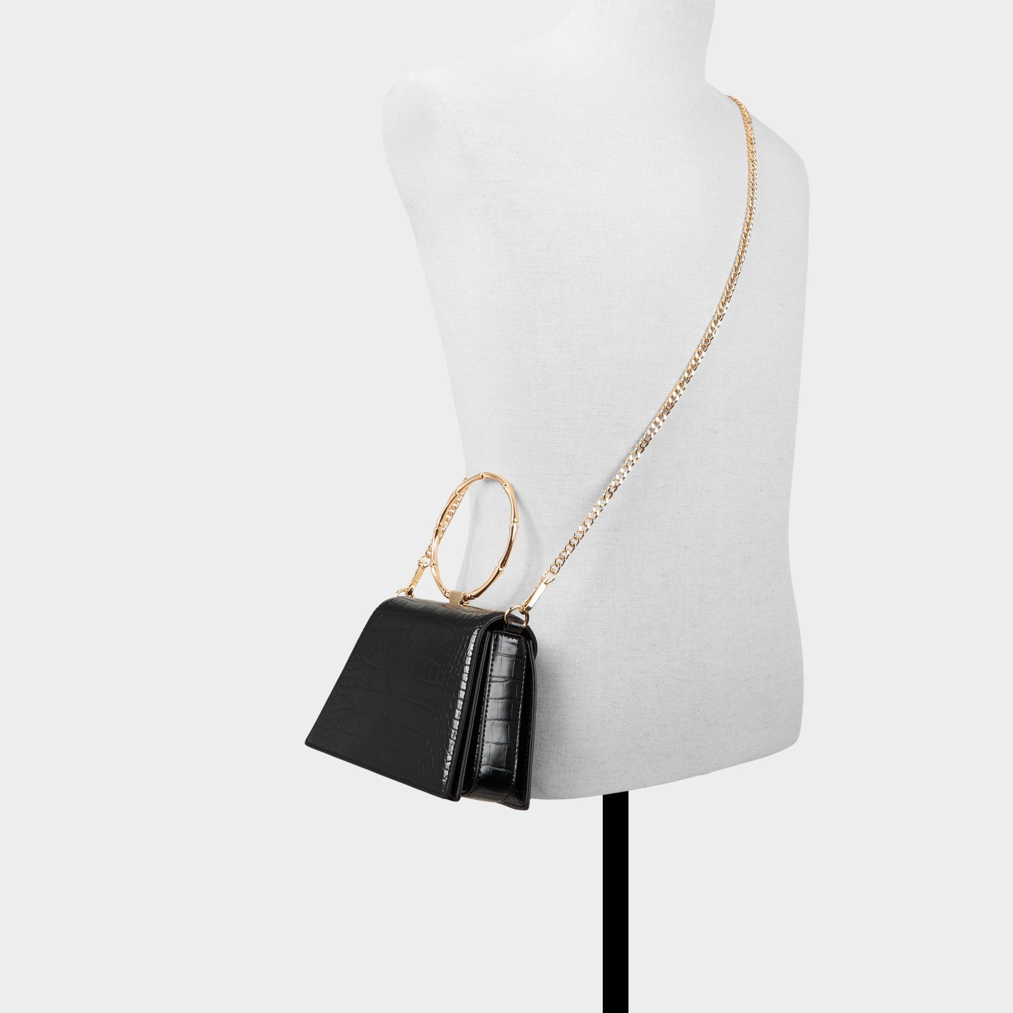 Akaylee in Black - Top handle bag