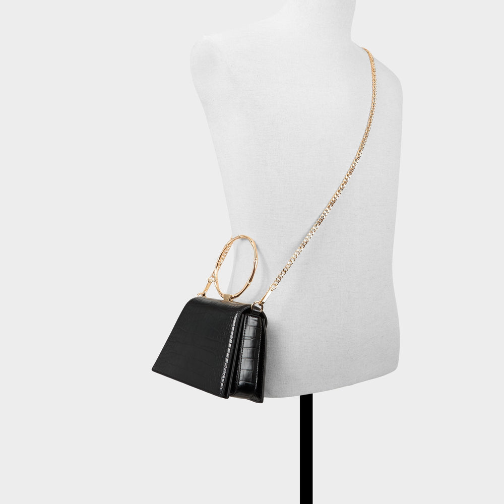 Akaylee in Black - Top handle bag