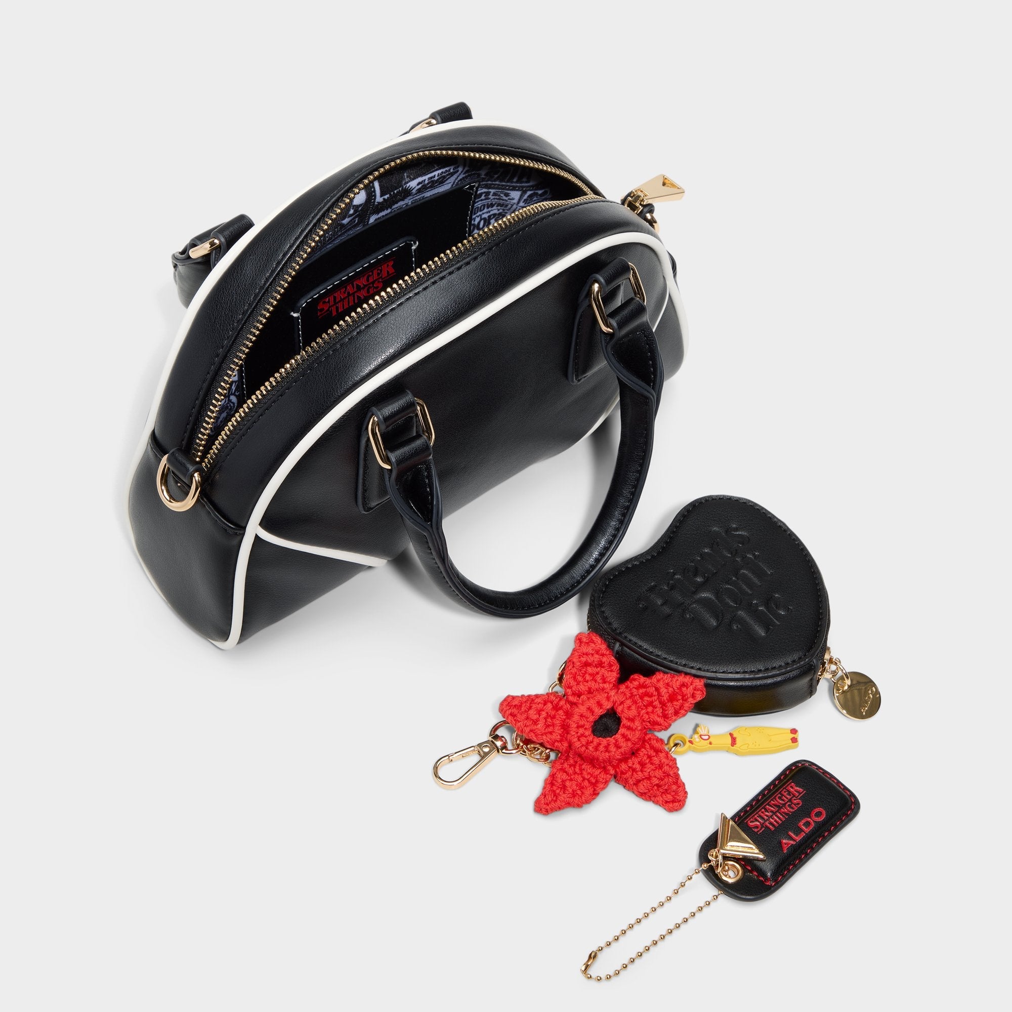 Friendsdontlie in Black White - Satchel bag