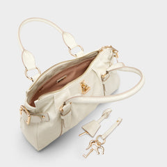 Alosaa in White - Satchel bag