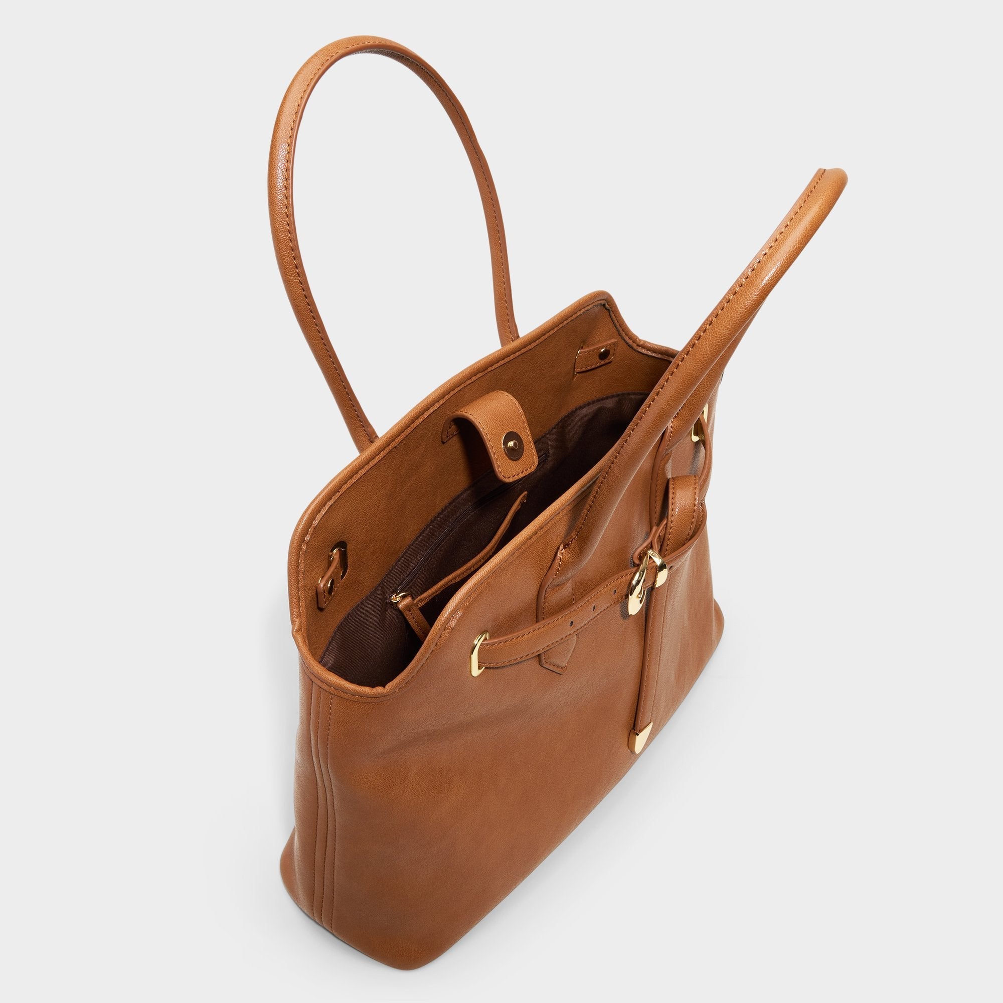 Eevangeliaax in Tan - Satchel bag