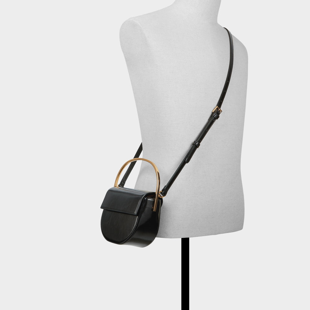 Delightfullx Black Women's Top Handle Bags - Top handle bag