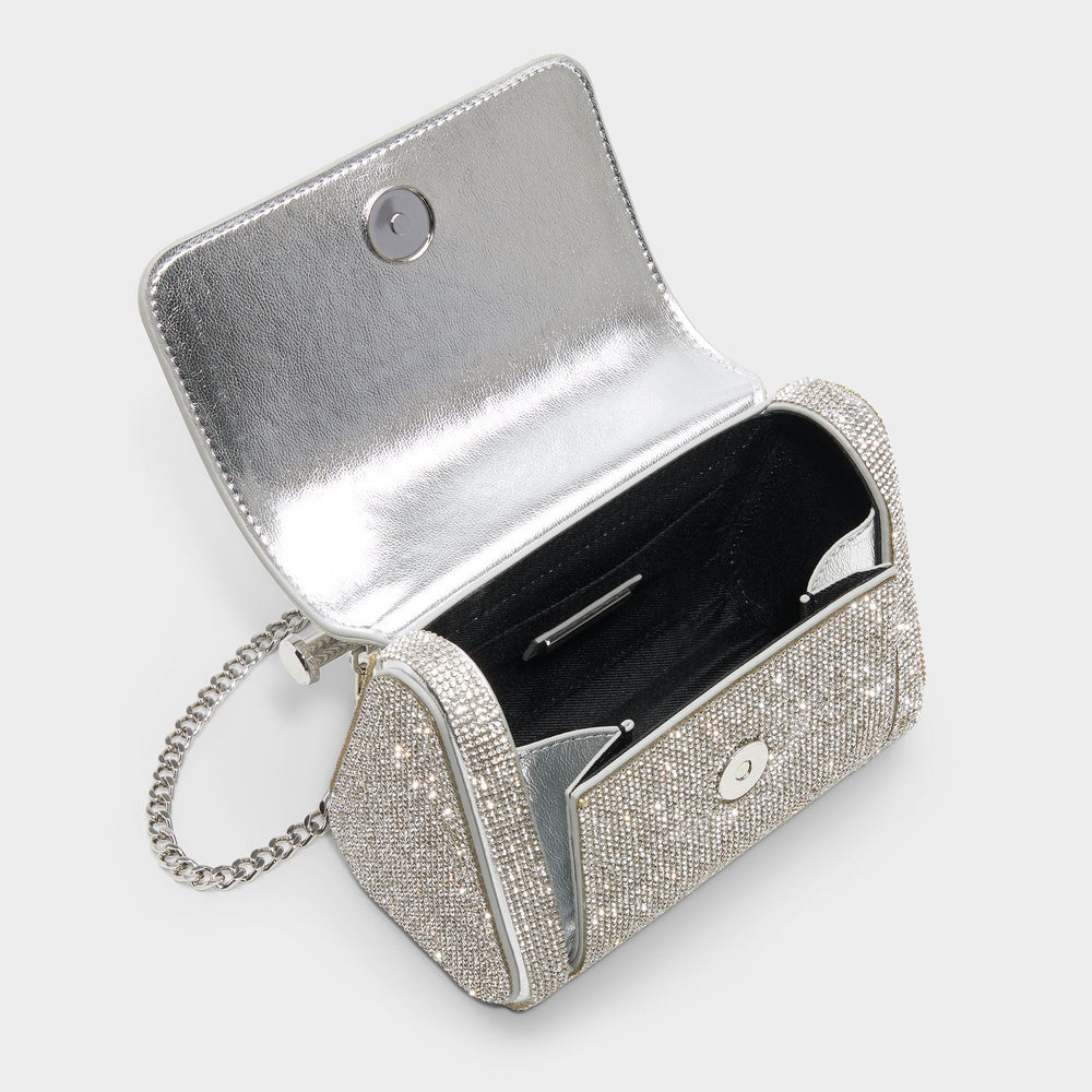 Blingchic Silver Women's Clutches & Evening bags - Top handle bag