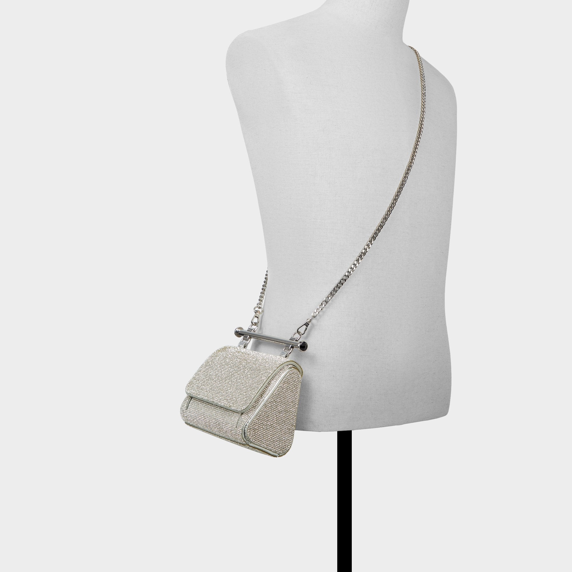 Blingchic Silver Women's Clutches & Evening bags - Top handle bag