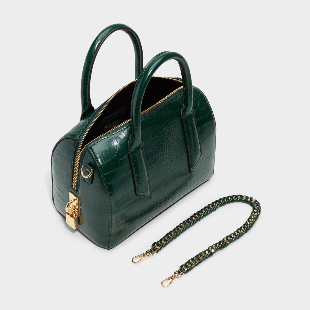 Albalaerell in Dark Green - Satchel bag
