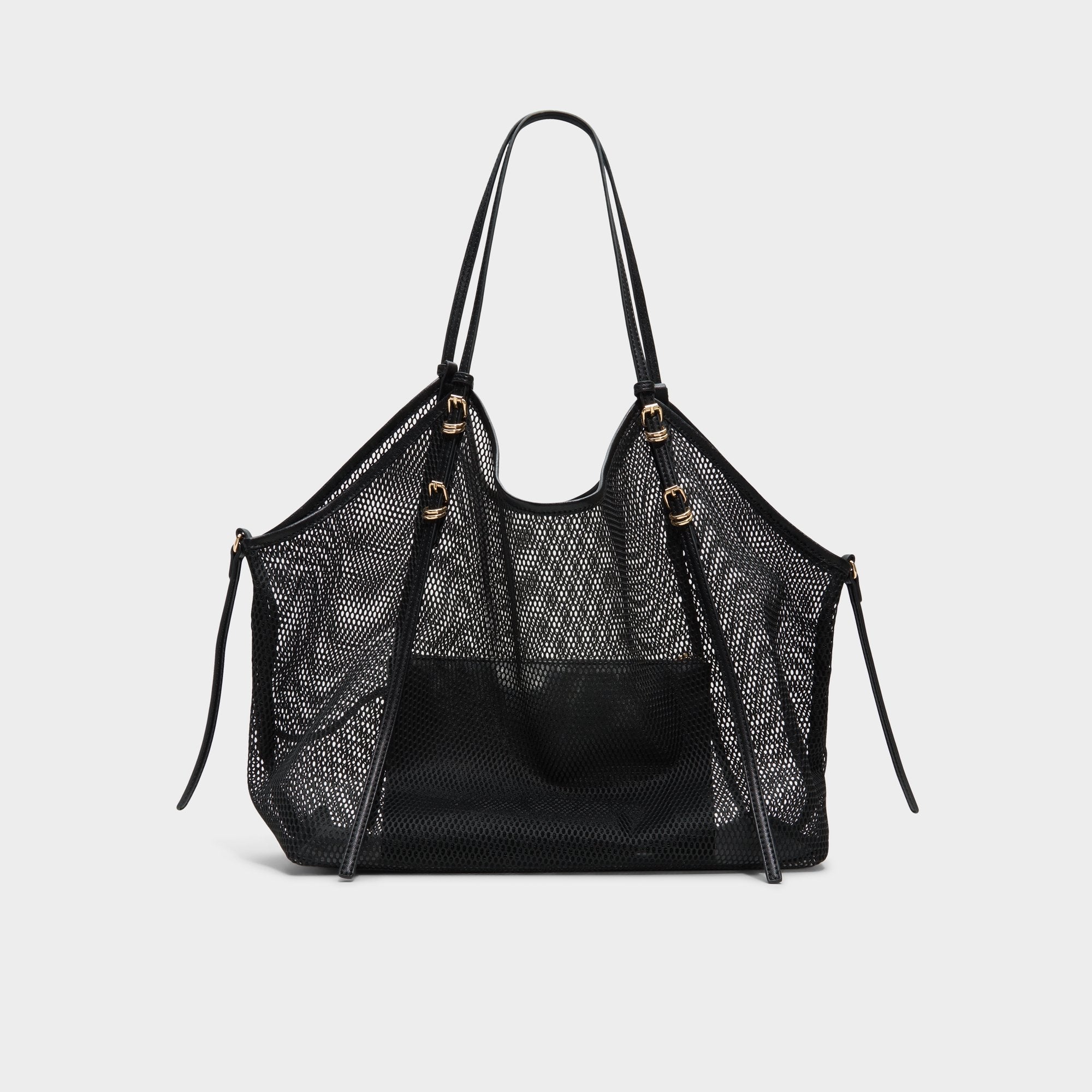 Meshcarry Black Women's Tote & Satchel bags - Hobo bag
